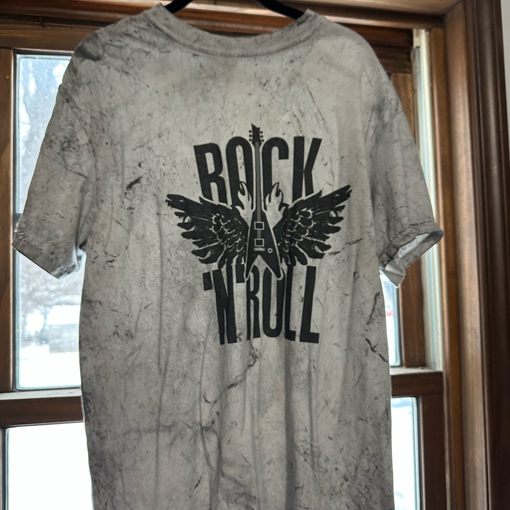 Comfort Colors Gray Rock 'N Roll Tee